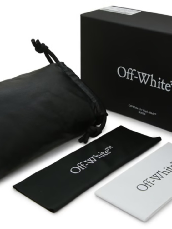 NWT Off-White FILLMORE Women Sunglasses Black Grey Square OERI124 FILLMORE 1007 main image 6